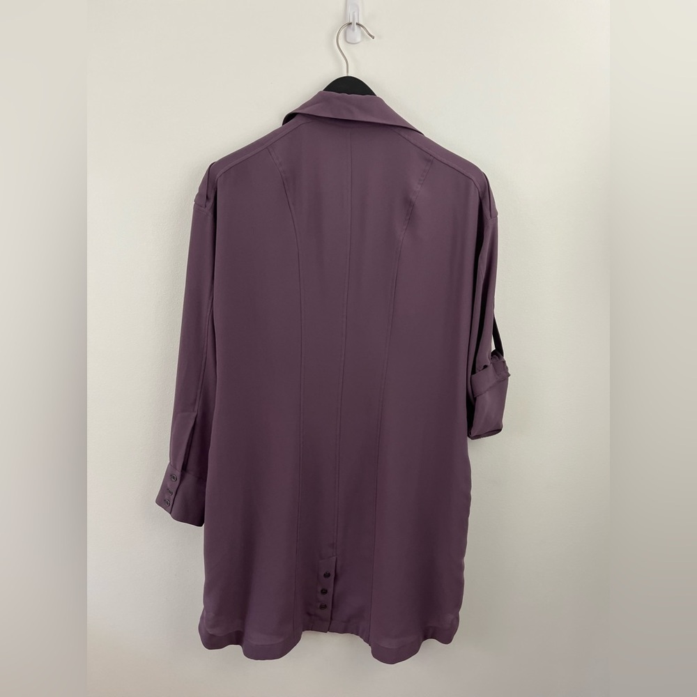 BCBGeneration Mauve Shirt Dress - Picture 6 of 16